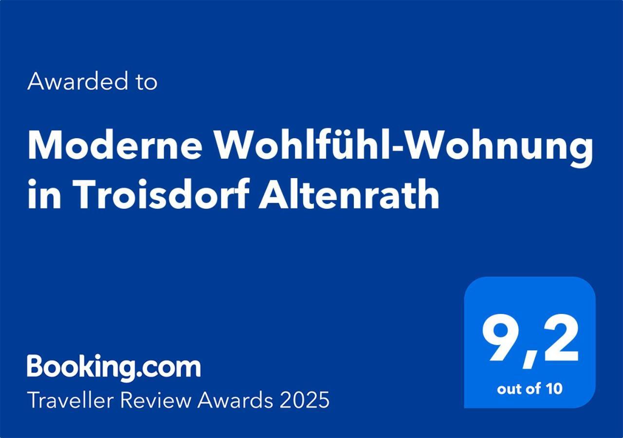 Moderne Wohlfuehl-Wohnung In Troisdorf Altenrath Ngoại thất bức ảnh